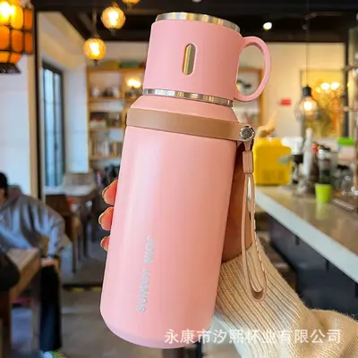 2025新款学生上学专用水杯茶水分离316不锈钢便携大容量保温杯 - 8