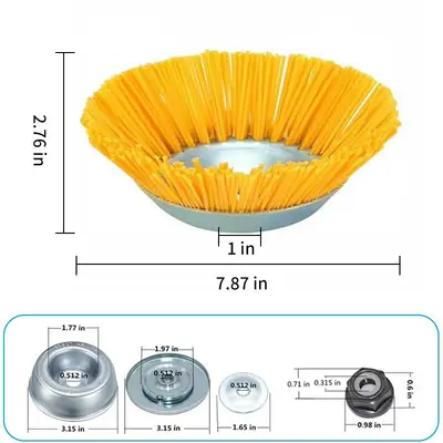 Lawn Mower Steel Wire Trimmer Head Disc, Compatible with Nylon Line Trimmers - 8