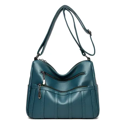 Women's Middle-Aged Mom Bag, Soft Leather Look, Large Capacity - 5