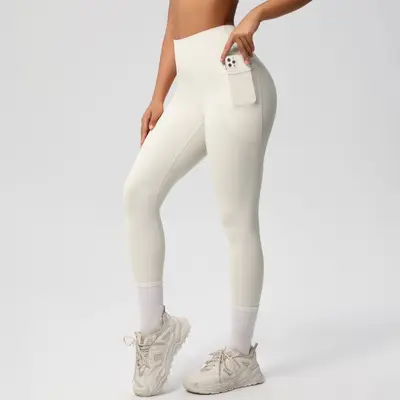 High-waisted, highly elastic, breathable yoga pants - 11