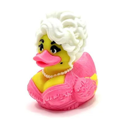3D Baskılı Oyuncak Ördek Biblo, Dolly Duck Model Figür - 8