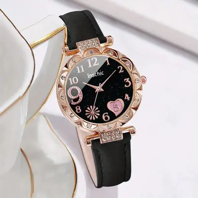 Cross-border watch factory wholesale casual fashion ladies wristwatch ins style student exam watch women wholesale