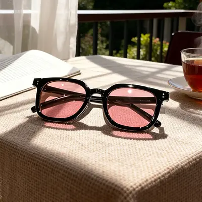 Unisex Rouge-Sonnenbrille mit UV-Schutz, trendiges Design - 5