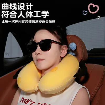 Cheese-Shaped U Pillow Memory Foam Portable