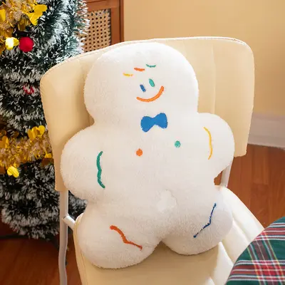 Gingerbread Man Christmas Decorative Sofa Cushion - 7