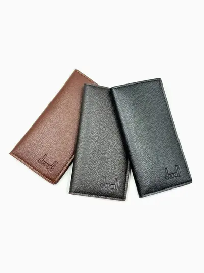 Men's PU Vertical Long Wallet, Litchi Grain, Soft, Multi-Card Slots - 3