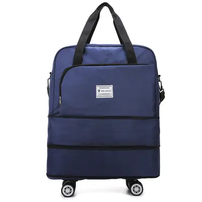 Expandable travel bag, large capacity airline luggage - 11