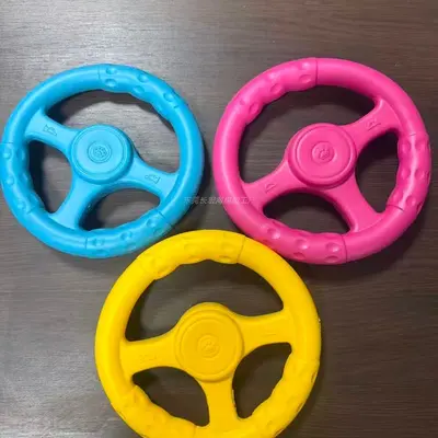 EVA Pet Toy with Built-in Bell Steering Wheel for Cats and Dogs