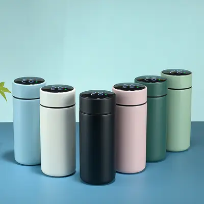 Akıllı 316 Paslanmaz Çelik Termos Bardak, Mini Su Bardağı, Unisex - 3