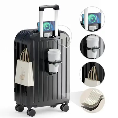 Women's Wheeled Suitcase, Durable Combination Lock, Suitable for Students - 7