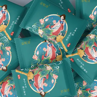 Guochao sıkıştırılmış havlu, ekstra büyük ve kalınlaştırılmış tek kullanımlık banyo havlusu, ayrı ayrı paketlenmiş sıkıştırılmış büyük yüz havlusu, temizleme havlusu - 10