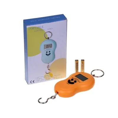 Electronic portable scale with backlight
