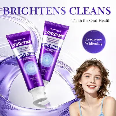 Lysozyme Whitening Toothpaste, Removes Yellowing and Bad Breath - 3