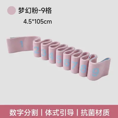 Elastik stretchband, yoga ve fitness, çok segmentli - 11