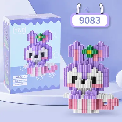 Children's Day Gift Cartoon Building Blocks Set, Small Particles, Educational Toy - 13