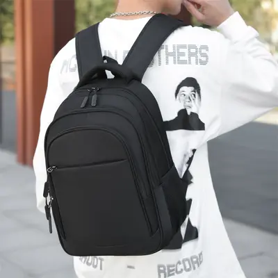 Men's Business Backpack, Large Capacity, Laptop Compartment, Water-Resistant - 2