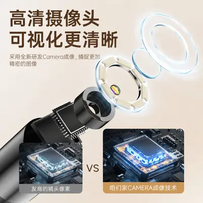 5.5mm 3-in-1 Smartphone-Endoskop HD-Kamera Auto-Reparatur Rohrinspektions-Industrie-Inspektionssonde