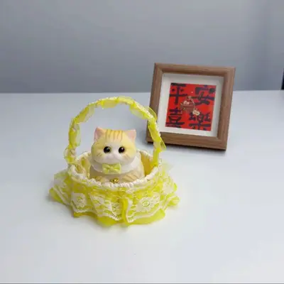 Handmade Kitten Figurine Stress Relief Toy - 9
