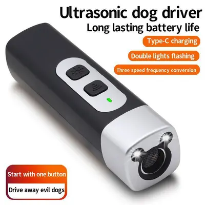 Ultraschall-Hundeabwehrgerät und Anti-Bell-Trainer, tragbar - 7