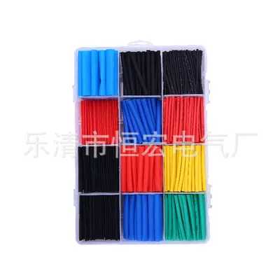 530 Pcs Colored Heat Shrink Tubing Wire Protection Set - 6