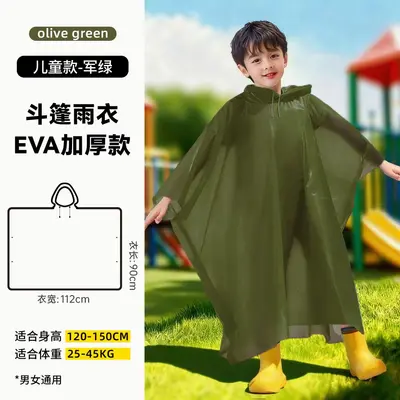 Raincoat cape, disposable, multi-purpose, full-body, 3-in-1, outdoor - 13