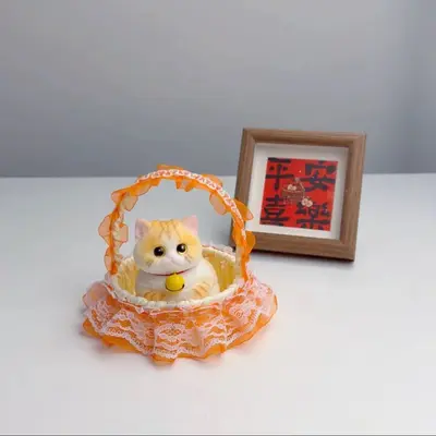 Handmade Kitten Figurine Stress Relief Toy - 8