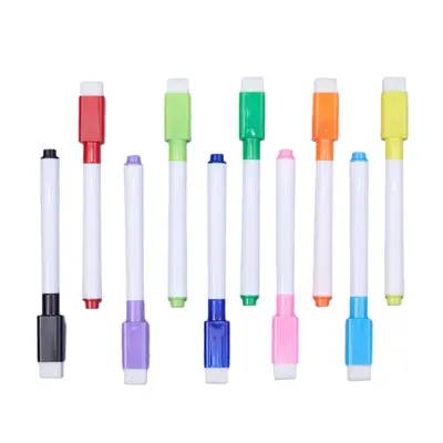 Abwischbare bunte Whiteboard-Marker mit Pinselspitze
