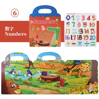Handheld Jelly Sticker Book, Ages 2-6, Quiet Book - 11