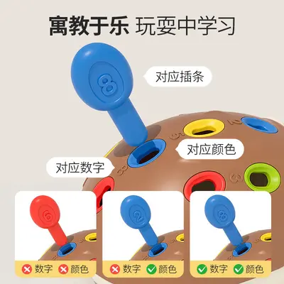 Fine Motor Skills Educational Toy for Ages 1-3, Hand-Eye Coordination - 4