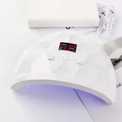 Taşınabilir tırnak fototerapi makinesi tırnak salonu oje UV oje tutkalı kür giyilebilir tırnak çabuk kuruyan tırnak pişirme lambası USB