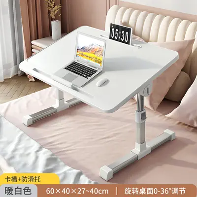 Foldable adjustable bed small table home work desk simple bedroom computer bay window dormitory student small desk - 11