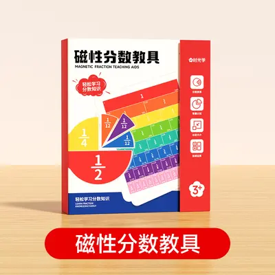 Fractions Learning Math Textbook, Grades 3-6