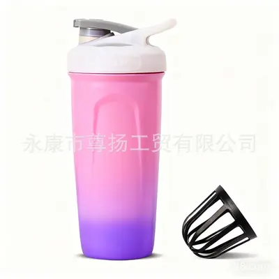 Proteinshaker-Becher, einwandig, mit Griff - 11