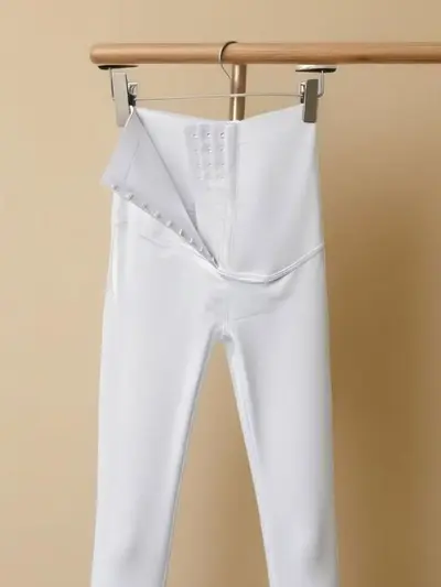 Double-Breasted High-Waist Butt-Lifting Women's Yoga Pants - 4