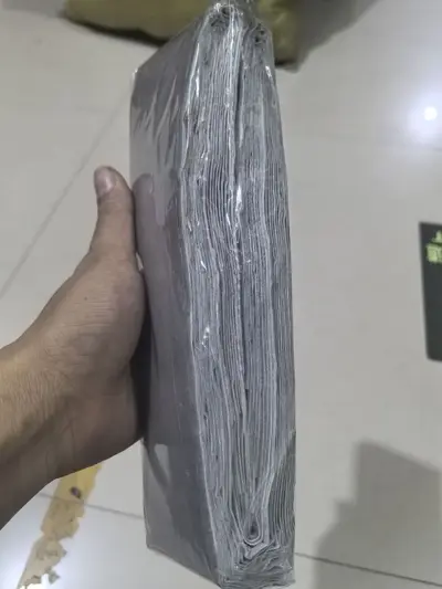 Direkte Fabrikverkauf, Dunstabzugshaube aus grauem Film, dritte Generation, verstärktes Fettfilter-Baumwolltuch, Küchenölabscheider, Fettabsorbierpapier, silberfarbenes Fettfilter-Baumwolltuch - 9