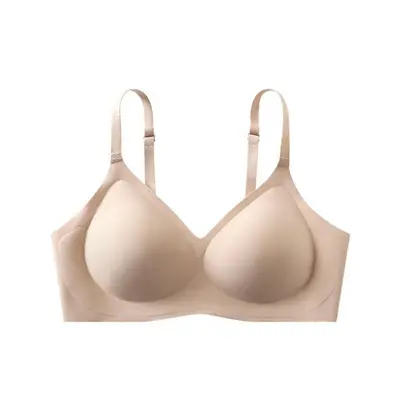 Seamless Wireless Bra, Thin Teardrop Cup, Open Back, for Large Busts - 7