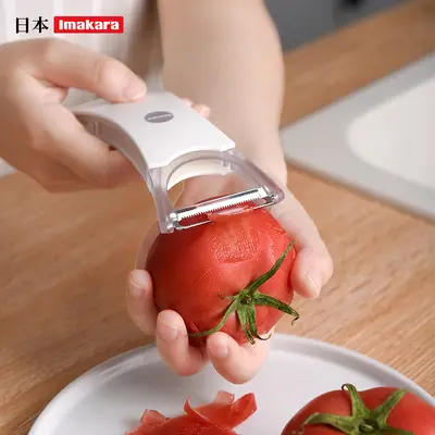 Çok fonksiyonlu 2-in-1 soyma bıçağı paslanmaz çelik - 3