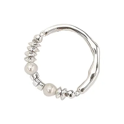 S925 Silber Perlen-Ring Damen