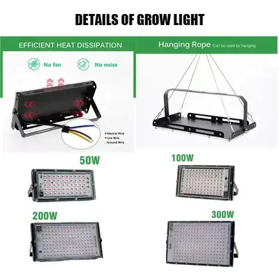 Sınır ötesi bitki büyüme lambası fide dikim dolgu ışığı growlight bitki kalsiyum takviyesi tam spektrum LED fiş panosu