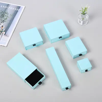 Factory Stock Available, Logo Customization Drawer Box Storage Organizer for Earrings Rings Necklaces Jewelry Premium Packaging Box - 13