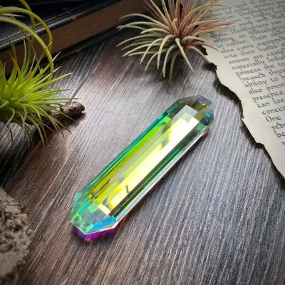 Crystal Prism Sun Catcher Window Hanging with Rainbow Light Effects - 2