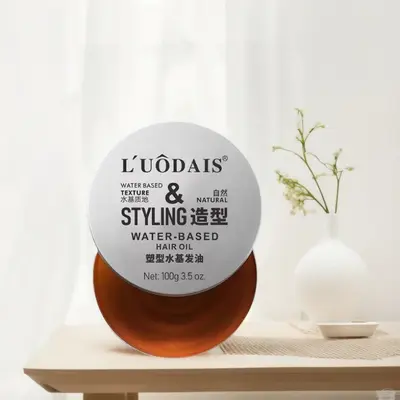 Luodaishi Water-Based Styling Hair Pomade, Strong Hold, for Men - 7