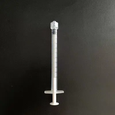10ml Screw-Tip Veterinary Feeding Syringe, Plastic, for Lab Use - 10