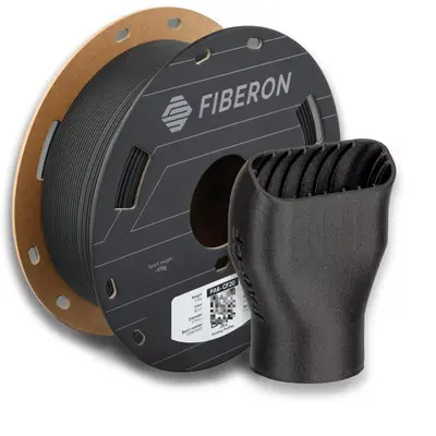 Fiberon PA6-CF20 печатная нить углеволокно армированный нейлон термостойкая стабильная 500 г