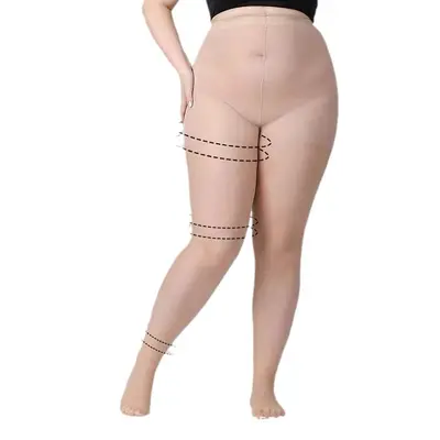 Plus Size Black Pineapple Socks for Women Thin - 6