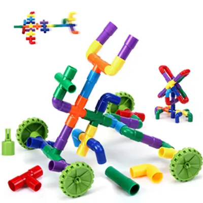 Children's Large Pipe Building Blocks, Kindergarten Development Toy - 6