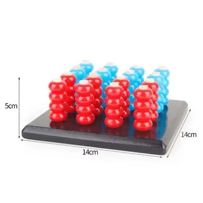 Montessori Holz-Vier-Gewinnt Mathe-Lernspiel - 4