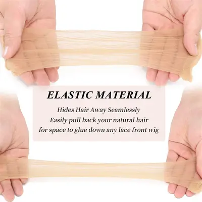 Ultra Transparent HD Wig Cap, High Elastic, Skin Tone - 4