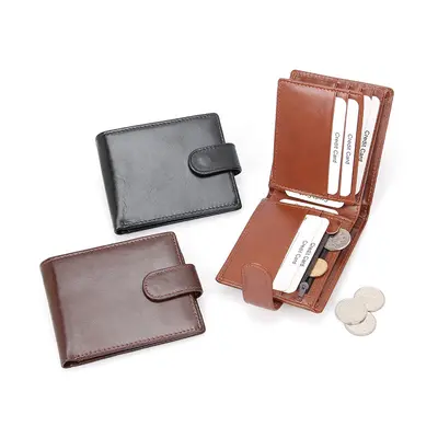 Birinci Sınıf Deri Erkek Cüzdan, RFID Korumalı, Kısa Model - 3