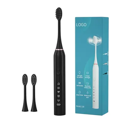Rechargeable Electric Toothbrush for Adults, Soft Bristles, Couple Set - 9